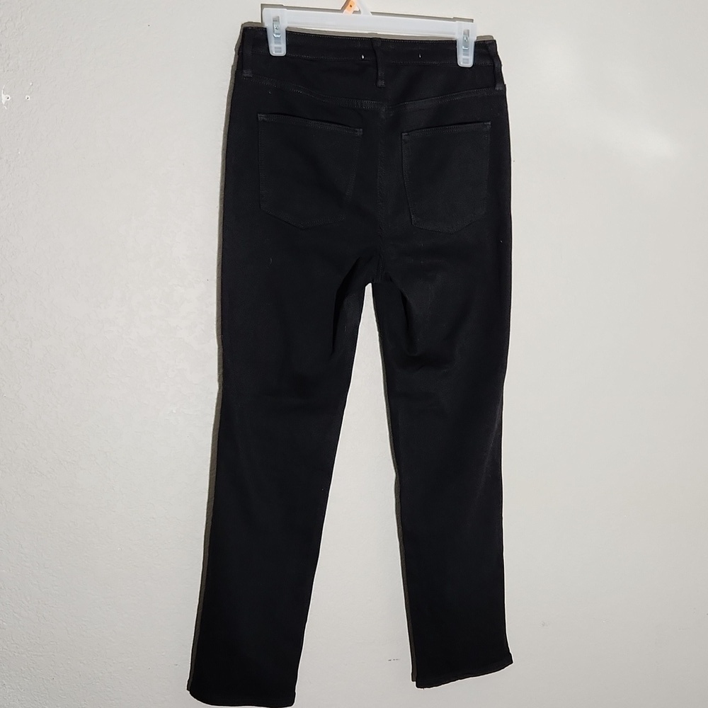 Universal Threads Jeans Womens Black Size 6 High Rise Slim Straight Denim